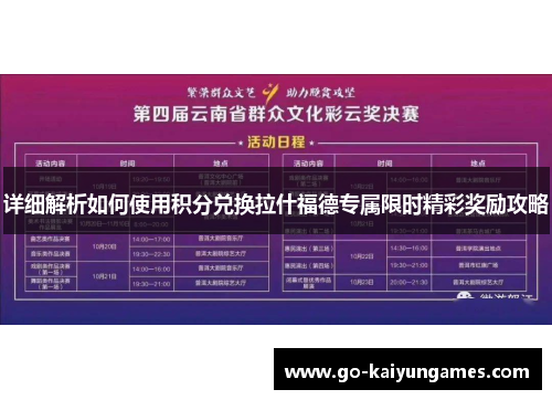 详细解析如何使用积分兑换拉什福德专属限时精彩奖励攻略
